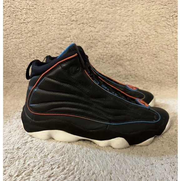 Nike Air Jordan Pro Strong Black Team Orange/Photo Blue 407285-008 Men’s 10.5 - Picture 1 of 9